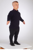  Jerome black jeans black oxford shoes blue sweatshirt casual dressed standing whole body 0016.jpg
